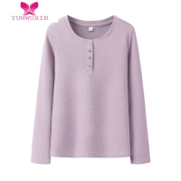 YUNWUXIN恋长袖打底衫女2022年新款白色内搭t恤外穿薄款上衣T恤