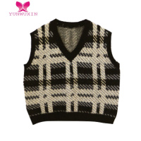 YUNWUXIN早秋装女士针织马甲背心2022新款叠穿衬衫法式上衣两件套装