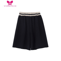 YUNWUXINSIXI四喜家秋季 美式复古长袖卫衣套装女宽松休闲运动短裤两件套