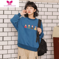 YUNWUXIN卫衣早秋季2022新款春女装ins潮长袖上衣别致小众初秋小个子圆领