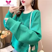 YUNWUXIN山东青岛即墨女卫衣华夫格2022上衣韩版宽松设计感长袖短款大码春