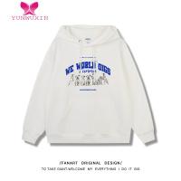 YUNWUXIN 斑点狗美式卡通连帽卫衣女潮牌情侣宽松帽衫上衣外套