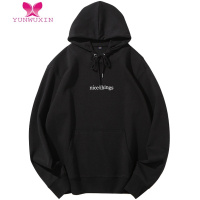 YUNWUXINiu李知恩同款冬装卫衣韩系学生宽松BF风李沁连帽休闲极简风外套女