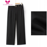 YUNWUXIN妈妈裤子款阔腿裤松紧腰奶奶裤老太太长裤垂感中老年女裤秋季