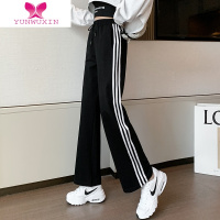 YUNWUXIN中学生秋装阔腿裤女2022新款休闲学院风宽松直筒小个子少女裤子潮