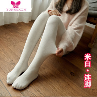 YUNWUXIN灰色踩脚高腰打底裤女加绒加厚棉裤内外穿女裤压力裤秋裤长裤