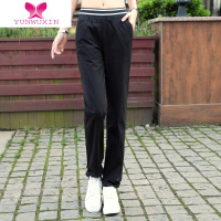 YUNWUXIN2022新款宽松休闲工装裤秋款韩版直筒裤松紧腰长裤潮女裤