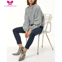 YUNWUXIN女式休闲裤春季新款弹力高腰显瘦休闲裤职业女裤烟管裤西装裤大码