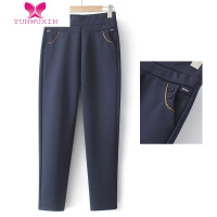 YUNWUXIN中老年妈妈裤子款高腰直筒休闲长裤宽松奶奶裤外穿中年人女裤