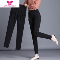 YUNWUXIN哈伦裤女早秋新款女士裤子大码宽松女装西裤休闲长裤女裤