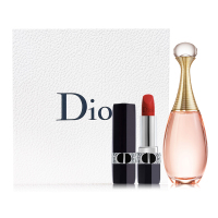 迪奥(Dior)烈艳蓝金口红持色唇膏3.5g 999#哑光+真我淡香50ml礼盒
