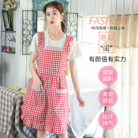 韩版公主围裙厨房做饭家用防油可爱日系围腰工作女时尚夏