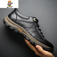 男鞋2022新款春季男士休闲皮鞋男韩版户外运动登山潮流百搭工装鞋 闪潮休闲鞋