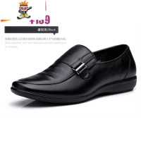 华尔泰皮鞋男商务休闲鞋单鞋聚氨酯平底软底男鞋爸爸鞋子 闪潮休闲鞋
