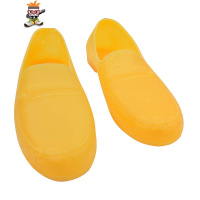 男短牛筋劳保厨师防耐磨雨靴农民浅口工地雨鞋水泥低帮建筑胶鞋 闪潮雨靴