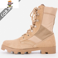 春季透气07作战靴工装靴男女情侣战术靴沙漠登山马丁靴大靴 闪潮