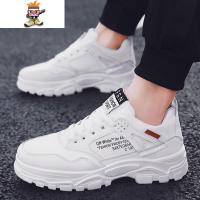 春秋季韩版潮流男鞋工装英伦马丁靴军鞋短靴百搭男靴白色潮鞋 闪潮