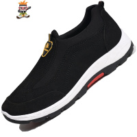 男鞋春秋新款防滑户外登山鞋百搭休闲运动鞋厚底耐磨工作鞋子 闪潮休闲鞋