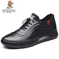 男鞋潮鞋2022新款春季英伦百搭鞋子男内增高皮鞋男休闲鞋运动 闪潮休闲鞋