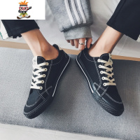 @方少男装 春季港风百搭系带帆布鞋男学生韩版ins潮流透气休闲鞋 闪潮休闲鞋