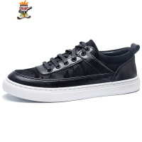 低帮板鞋男2022春季新款韩版潮流百搭系带迷彩嘻哈欧洲站休闲鞋男 闪潮休闲鞋