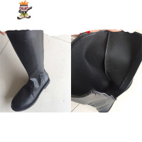 新款大阅兵长筒马靴仪仗队高筒骑马靴男女舞台表演演出军官靴 闪潮