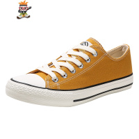 学生帆布鞋男情侣款素面百搭韩版休闲板鞋子平底简约球鞋单鞋 闪潮休闲鞋