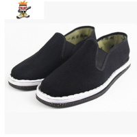 轮胎底布鞋男鞋军单劳保鞋黑色工装鞋防滑耐磨防扎工地车床黑布鞋 闪潮休闲鞋