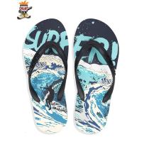速浪新款夹脚人字拖男2022泰国海边度假外穿厚底防滑沙滩凉拖鞋潮 闪潮