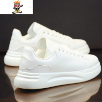 白鞋男鞋春秋情侣2022百搭韩版小白鞋皮鞋板鞋男士休闲鞋子男潮鞋 闪潮休闲鞋