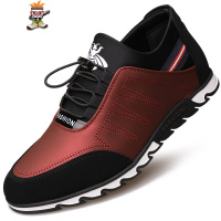 春季穿男装内增高运动休闲鞋男土隐形曾高6CM悠闲鞋男生远动潮鞋n 闪潮休闲鞋