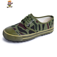 农用耐磨结实球鞋防滑钉解放鞋男工作宽松工地劳动帆布劳保军鞋 闪潮休闲鞋