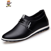 2022春季新款商务休闲鞋内增高男鞋6cm韩版青年百搭潮鞋 闪潮休闲鞋