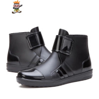 时尚防滑男士雨鞋男低帮雨靴男防水鞋厨房工作鞋男胶鞋水靴洗车鞋 闪潮休闲鞋