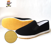 老北京/千层底布鞋 礼服呢男款加厚牛筋底手工休闲开车爸爸单鞋 闪潮休闲鞋