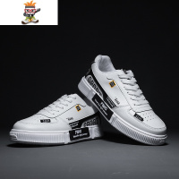 男装男鞋板鞋新款2022春季潮男搭配潮流帅气运动板鞋时尚英伦 闪潮休闲鞋