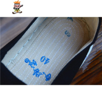 军单军板鞋布鞋劳保47特大码48松紧口黑鞋老北京千层底男鞋 闪潮