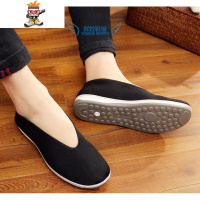 特大码男老北京加肥加宽圆口老头鞋休闲加大号布鞋45/46/47/48码 闪潮休闲鞋