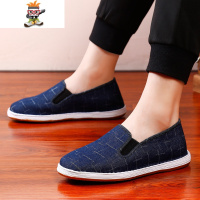 老北京布鞋男款春秋千层底布鞋透气休闲男鞋防滑手工布鞋开车鞋 闪潮