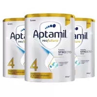 澳洲发/3罐装-澳洲爱他美(aptamil)白金版进口婴幼儿四段奶粉900g/罐装 爱他美铂金四段奶粉3岁以上包装随机发