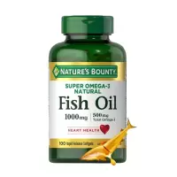 NATURE'S BOUNTY自然之宝超级OMEGA3鱼油软胶囊100粒 中老年人心脑健康 美国原装进口