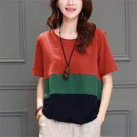 新款大码女装胖mm200斤短袖T恤女宽松打底衫