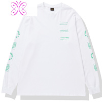 YUANSU废克赛文长袖棉T恤男色内搭宽松百搭基础款情侣潮牌打底衫