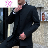 YUANSU男士外套中山装青年立领男装夹克休闲中国风唐装2020春秋季上衣潮夹克