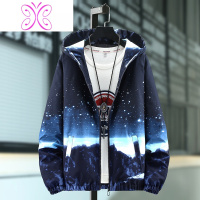 YUANSU秋季外套男韩版潮流帅气学生两面穿夹克2020冬季棉衣春秋褂衣夹克