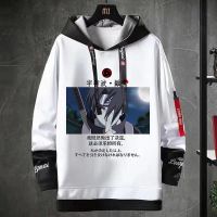 YUANSU潮牌火影加绒长袖T恤连帽卫衣男装女秋冬季宽松宇智波鼬忍者衣服卫衣