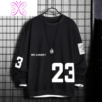 YUANSU2020秋冬款情侣卫衣男大码篮球衣服嘻哈潮牌欧美街头宽松23号长袖卫衣