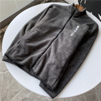 YUANSU一线大厂出!式衣间订制!摇粒绒立领外套男2020秋季时尚宽松夹克夹克