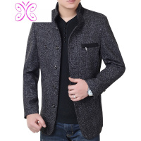 YUANSU中年男士外套春秋季2020新款40岁50中老年人男装休闲爸爸装夹克男夹克