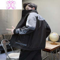 YUANSU春秋季外套男韩版潮流宽松褂子秋冬帅气百搭休闲痞帅工装夹克外衣夹克